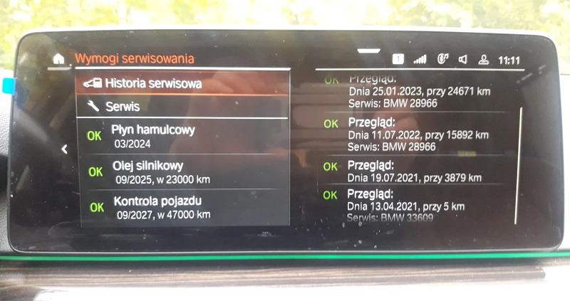 BMW Seria 5 cena 159900 przebieg: 35000, rok produkcji 2021 z Gdynia małe 232